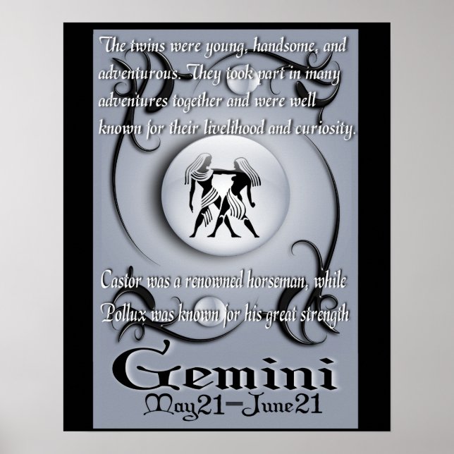 affiche de gemini (Devant)