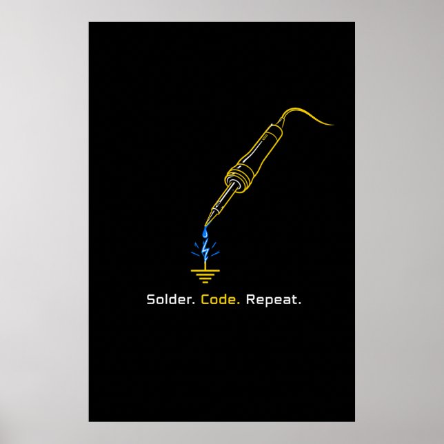 Affiche de génie logiciel incorporé Solder Code Re (Devant)