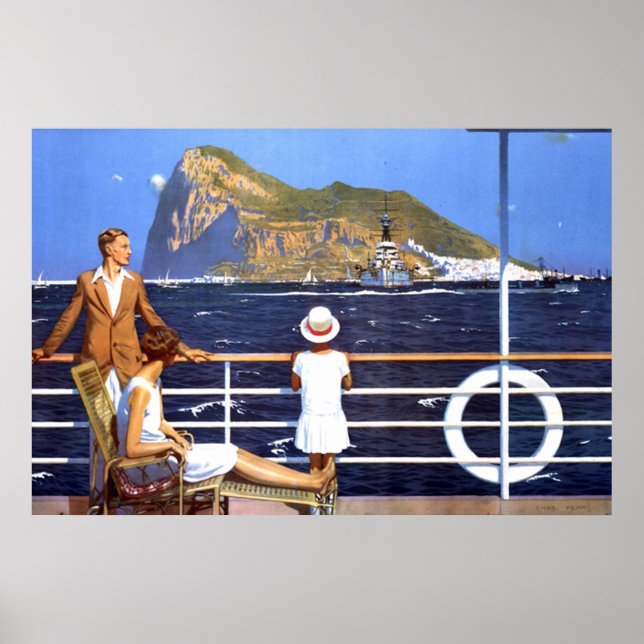 affiche de gibraltar FROM AS LOW AS 8.60 (Devant)