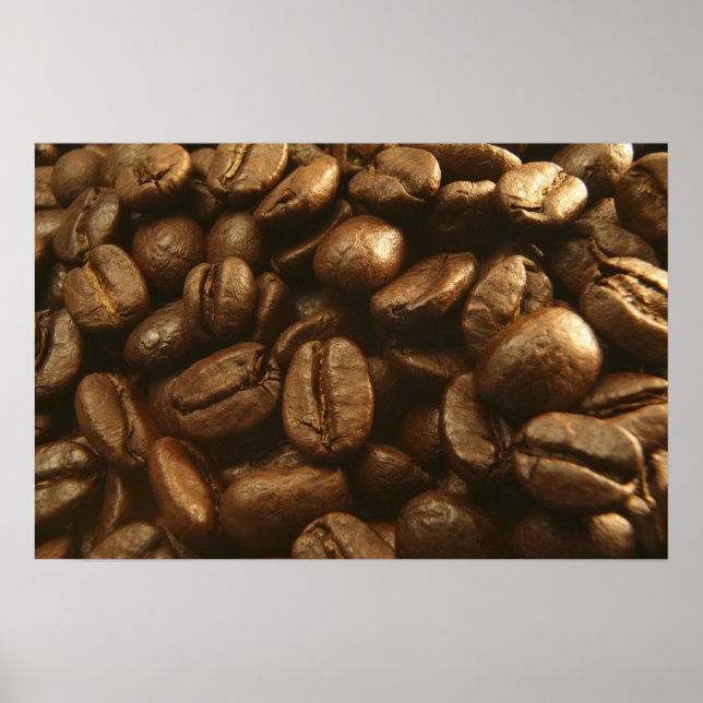 Affiche de grains de café (Devant)