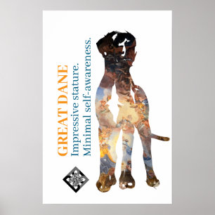 Affiche de Grand Danois Photographie masque
