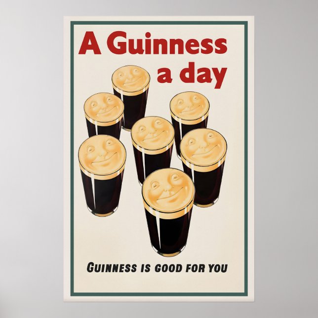 Affiche de Guinness est bon pour vous  John Gilroy (Devant)