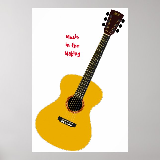 Affiche de guitare (Devant)