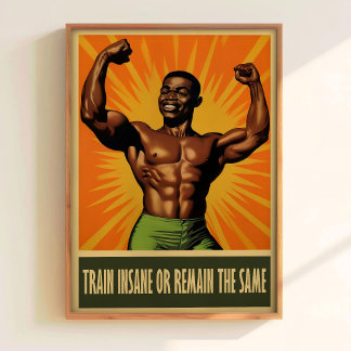 Affiche de gym Impression de bodybuilder Art mural