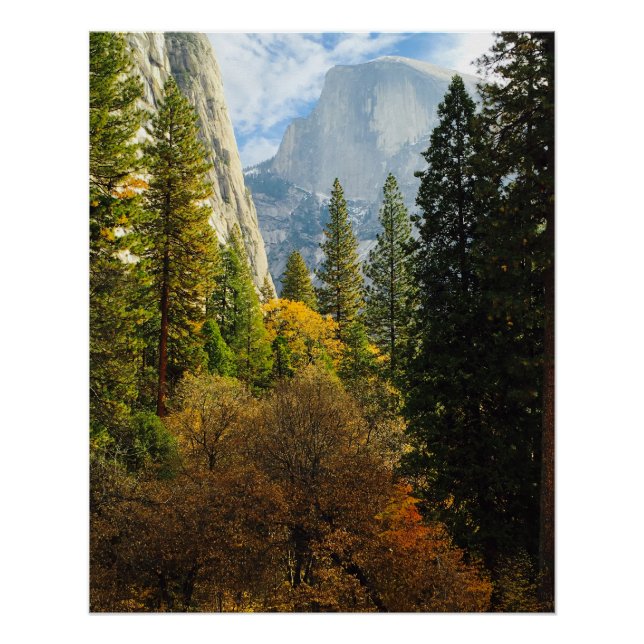 Affiche de Half Dome en automne (Parc national de  (Devant)