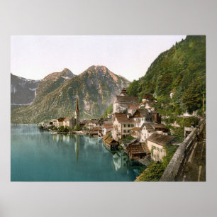 Affiche de Hallstatt Autriche
