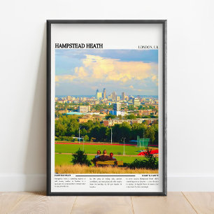 Affiche de Hampstead Heath, Parliament Hill, Londr