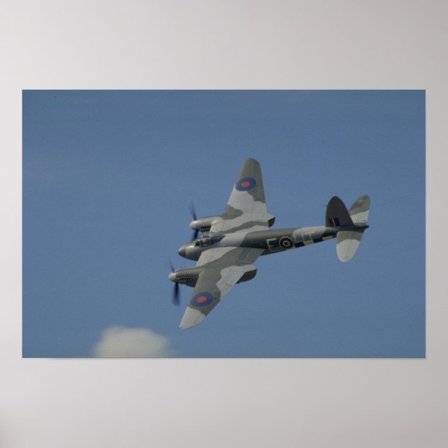 Affiche De Havilland Mosquito bancaire T3, preuve d'invasi (Devant)