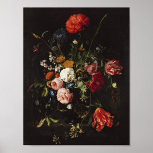 Affiche de Heem peinture de vase de fleurs