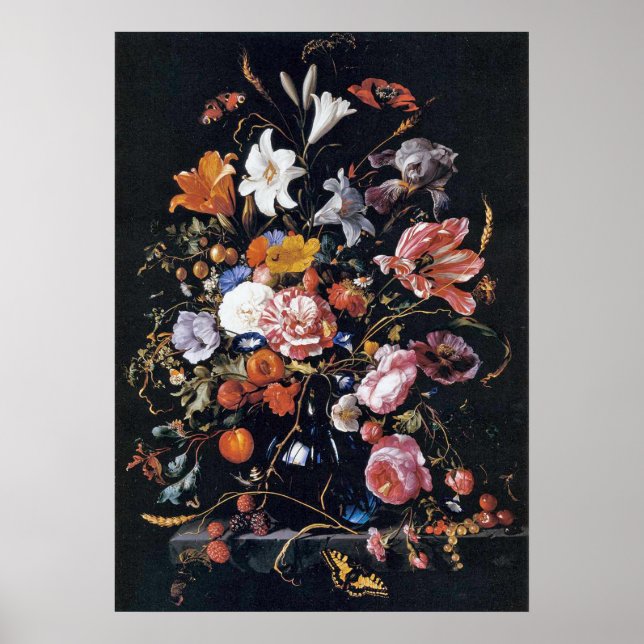 Affiche de Heem peinture florale Vase (Devant)