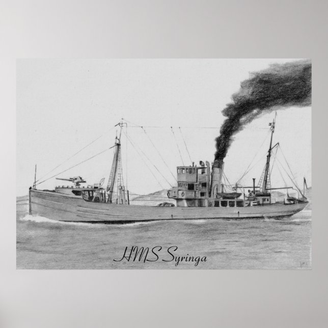 Affiche de HMS Syringa (Devant)