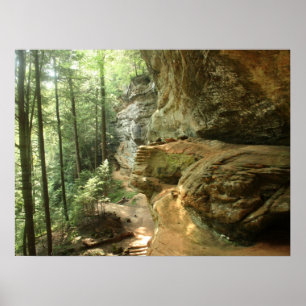 Affiche de Hocking Hills Cliff