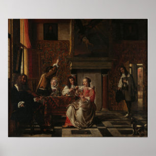 Affiche De Hooch - Happy Company