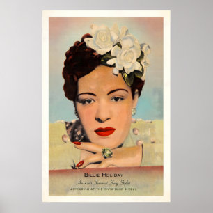 Affiche de jazz de Billie Holiday - Onyx Club - 19