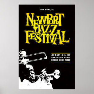 Affiche de jazz du festival de jazz de Newport 196