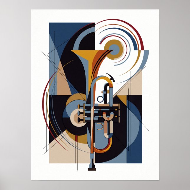 Affiche de Jazz Moderne Vintage (Devant)