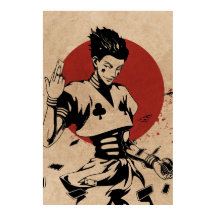 Affiche de Jester Anime Esthétique avec Cartes à J