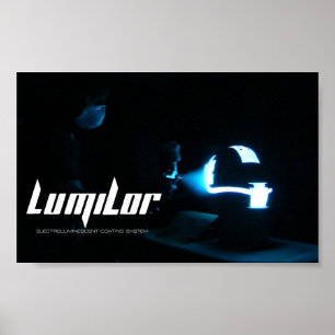 Affiche de jet de casque de LumiLor