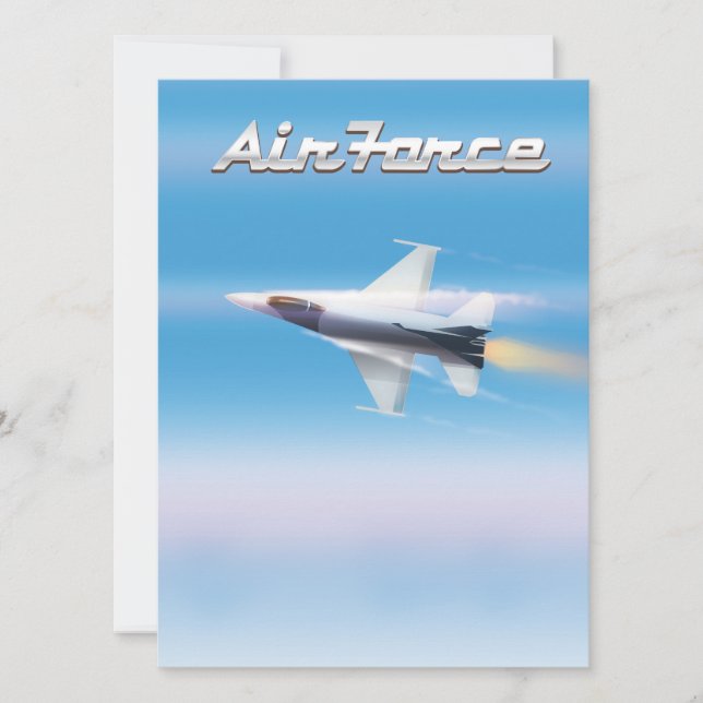 Affiche de jet de l'armée de l'air (Devant)