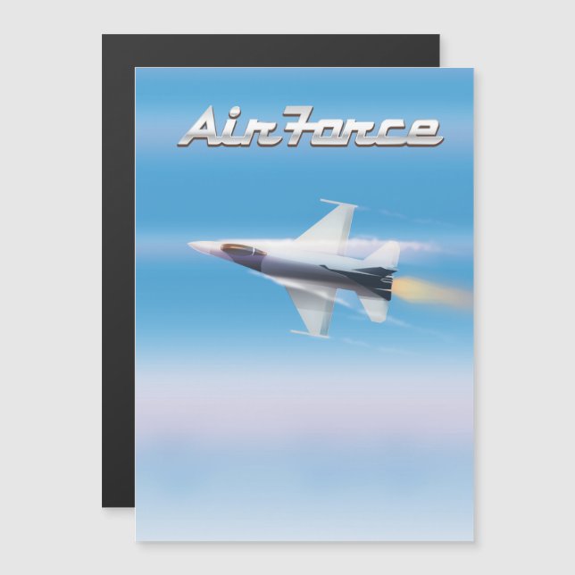 Affiche de jet de l'armée de l'air (Devant / Derrière)