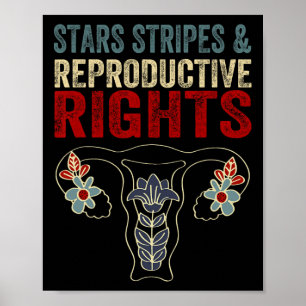 Affiche De Juillet Étoiles Grèves Et Droits De Reproductio