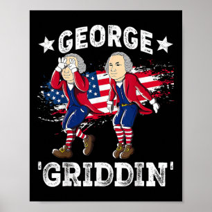 Affiche De Juillet George Washington Griddy George Griddin