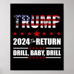 Affiche De Juillet Trump 2024 Drill Ba