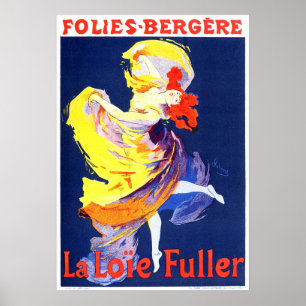 Affiche de Jules Cheret Folies Bergere