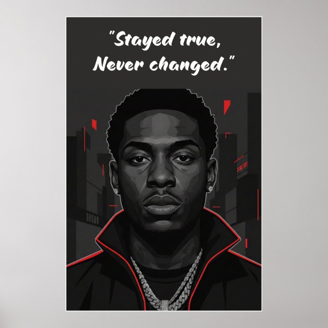 Affiche de Kay Flock – Affiche de motivation (Devant)