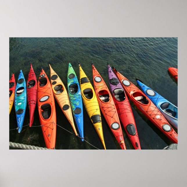 Affiche de Kayaks (Devant)