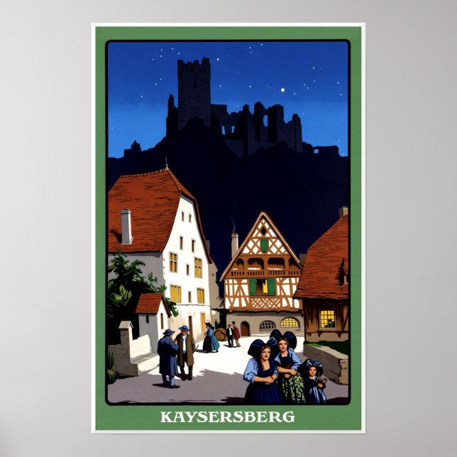 Affiche de Kaysersberg, France (Devant)