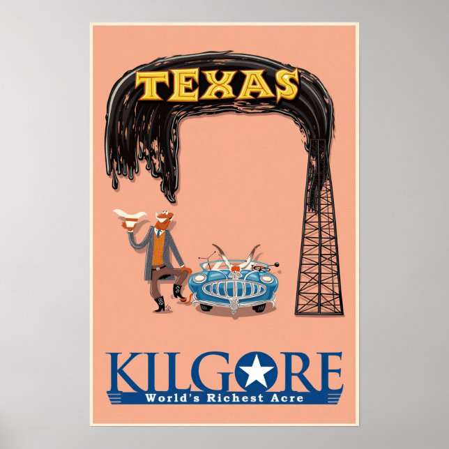 Affiche de Kilgore, Texas (Devant)