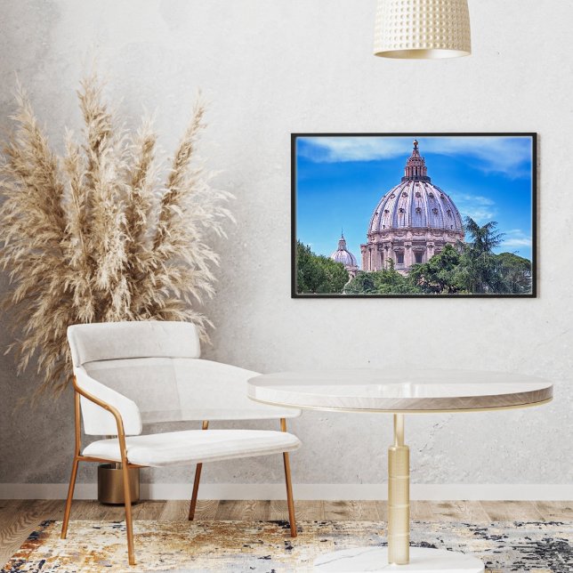 Affiche de la Basilique Saint-Pierre, Rome Italie (Créateur téléchargé)