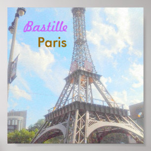 Affiche de la Bastille Paris