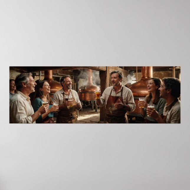 Affiche de la brasserie Copper Laughter and Warmne (Devant)