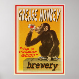affiche de la brasserie grese monkey