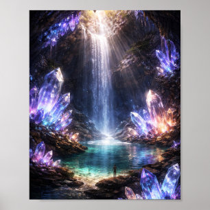 Affiche de la Cascade de Crystal Cave