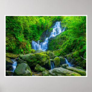 Affiche de la cascade de Torc Parc Killarney Irl