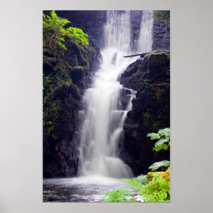 Affiche de la cascade, Écosse