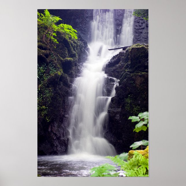 Affiche de la cascade, Écosse (Devant)