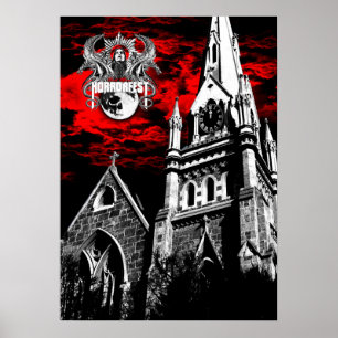 Affiche de la cathédrale HorrorFest