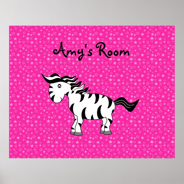 Affiche de la chambre Zebra (Devant)