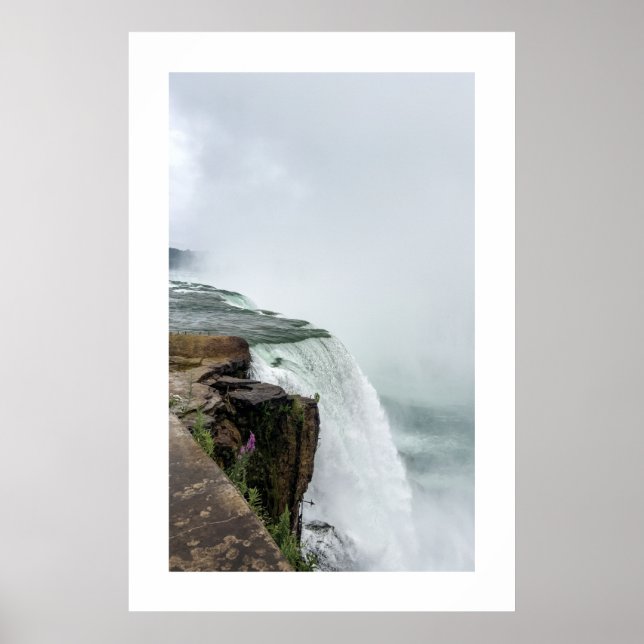 Affiche de la chute d'eau des chutes du Niagara (Devant)