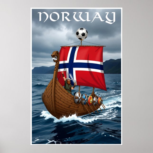 Affiche de la coupe du monde de Norvège  (Devant)
