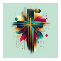 Affiche de la Croix chrétienne