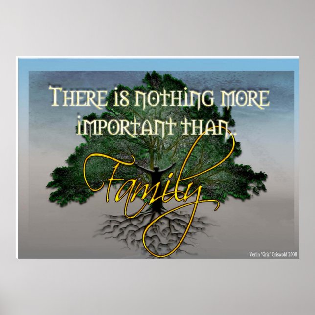 Affiche de la famille de croissance (Devant)