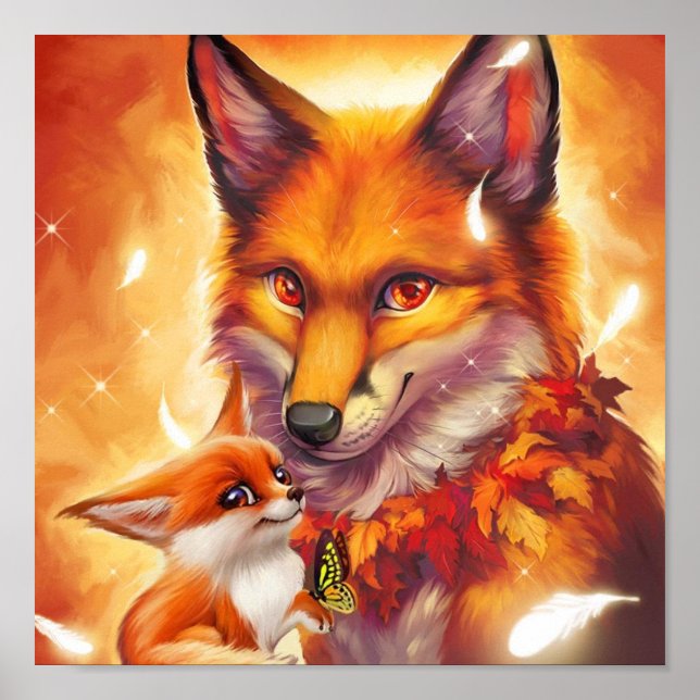 affiche de la famille fox (Devant)