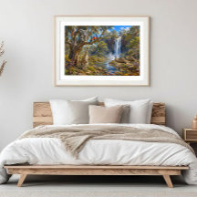 Affiche de la faune australienne Cascade 20x16