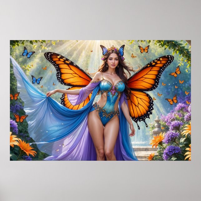 Affiche de la Fée aux Ailes de Papillon (3) (Devant)