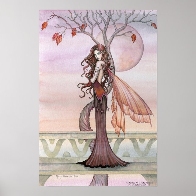Affiche de la fée d'automne par Molly Harrison (Devant)